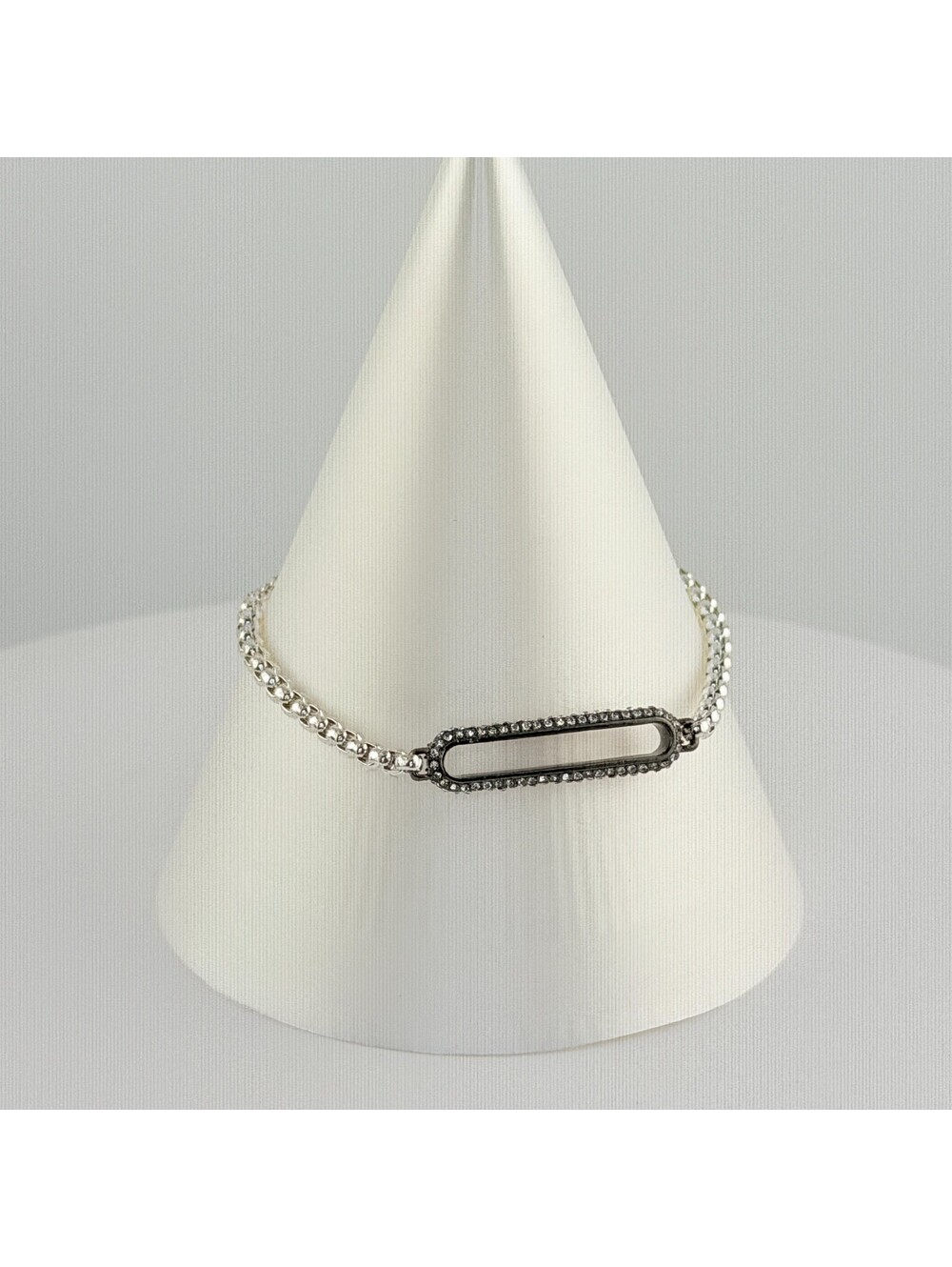 Bomb Party Single Stack Bracelet - on Silver Plating #114